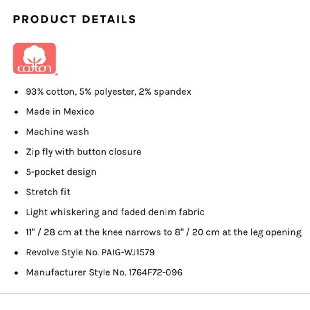 Paige Verdugo Ankle Jeans Size 26 Verdugo Ankle Jeans Size - Picture 3 of 13